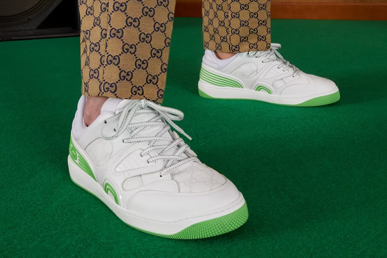 neon green gucci sneakers | Neon sneakers, Neon shoes, Christian louboutin  sneakers